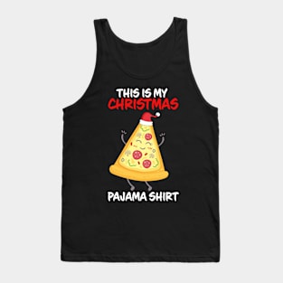 This Is My Christmas Pajama Pizza Family Matching Christmas Pajama Costume Gift Tank Top